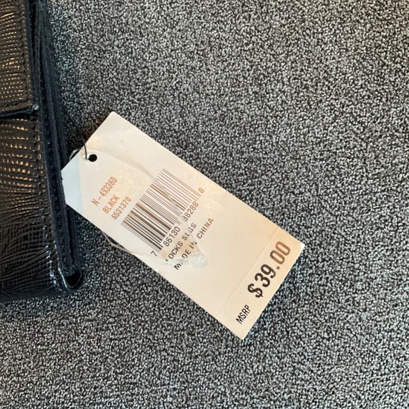 NWT Nine West Black Wallet with Checkbook Multiple Credit Card Holders - Picture 3 of 10